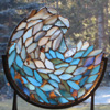 Soul of a wave by Stained Glass Artist Yvonne DeViller	