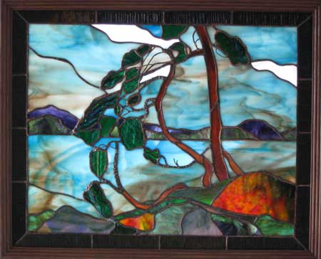 my tribute to a favourite classic by Stained Glass Artist Yvonne DeViller