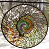 Geode Tree tribute by Stained Glass Artist Yvonne DeViller